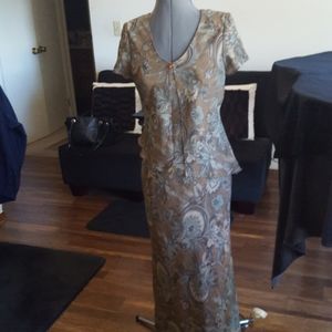 Positive Attitude Long Printed Dress.